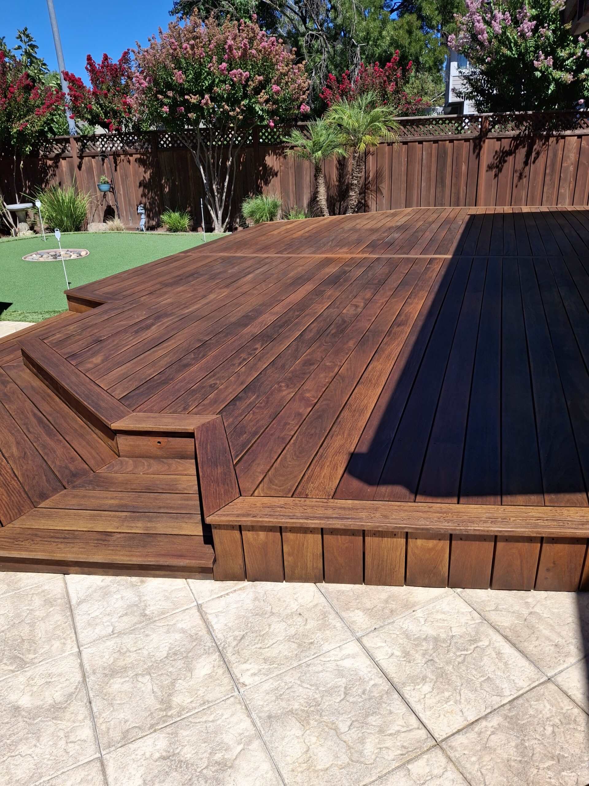fence staining