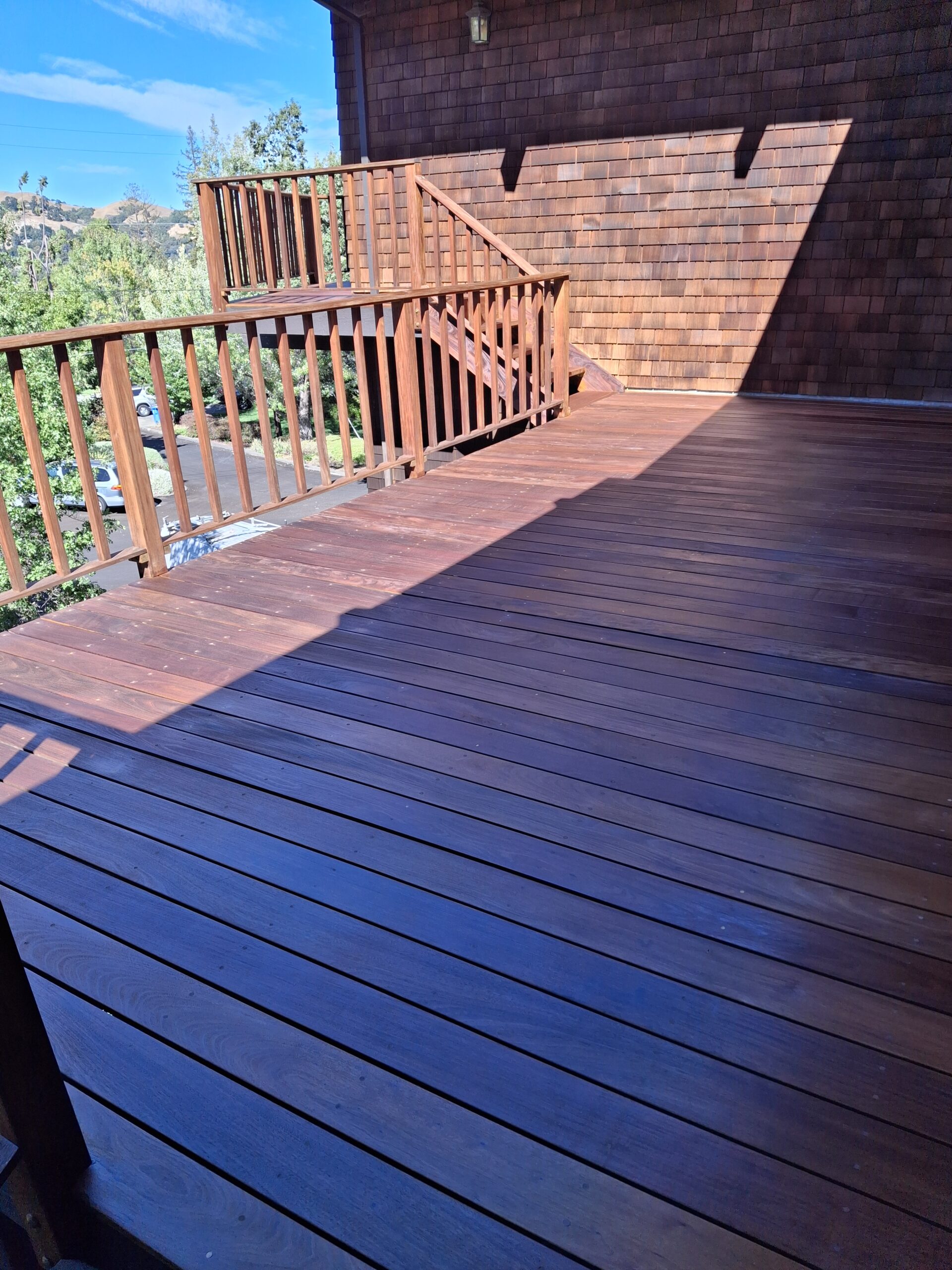 wood staining contractors near me