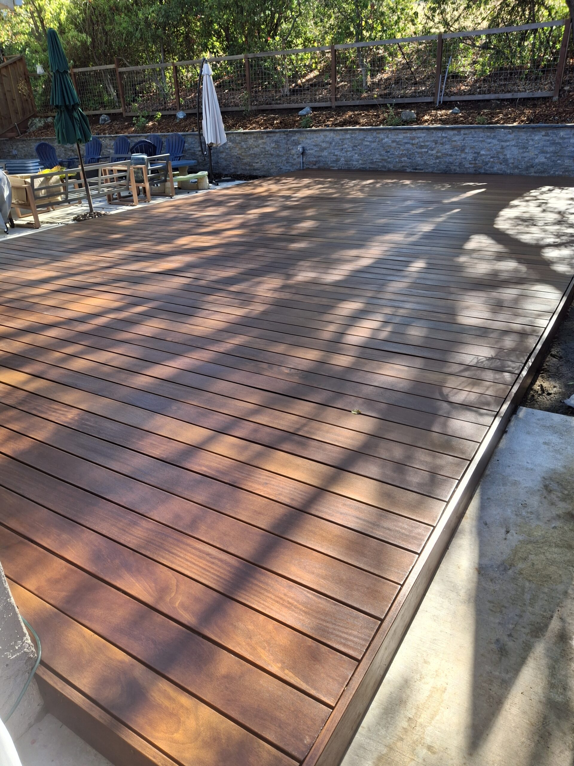 wood staining service near me