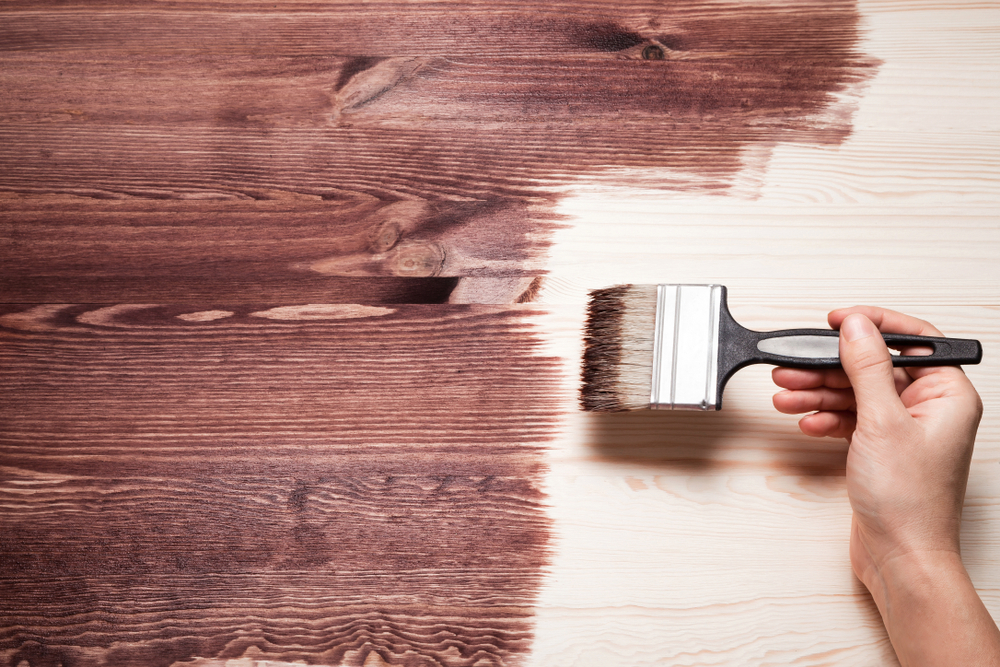 Staining Fence
